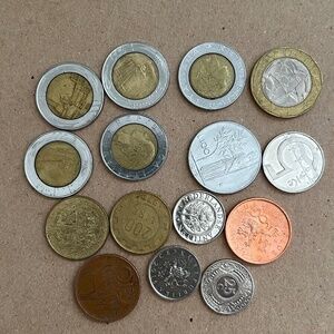 Pre-Euro Italian Coins of different denominations